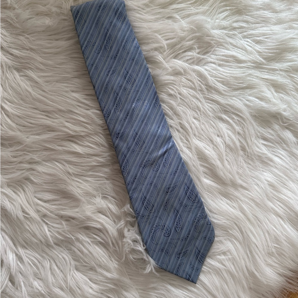 Material London Paisley Tie - Blue